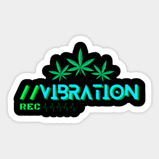 Vibration Weed Sticker